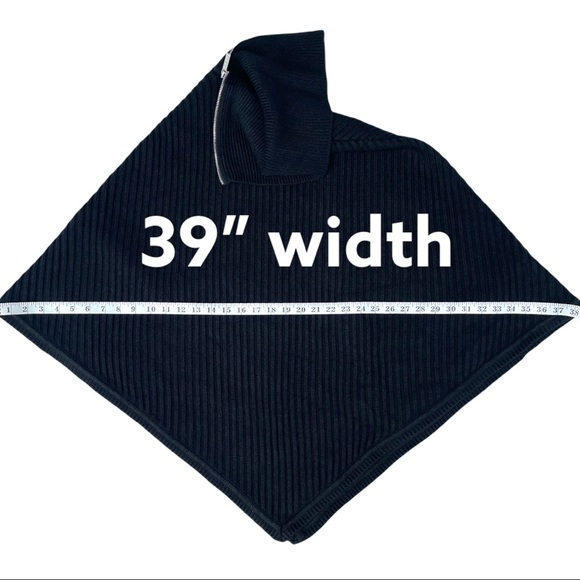 ❌❌❌Michael Kors Black Knit Poncho - Picture 8 of 14